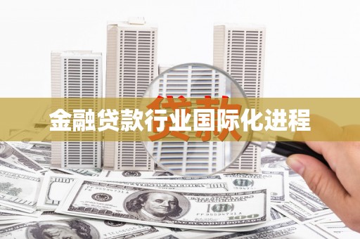 兴化金融贷款行业国际化进程