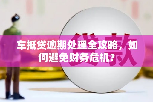 苍梧车抵贷逾期处理全攻略，如何避免财务危机？